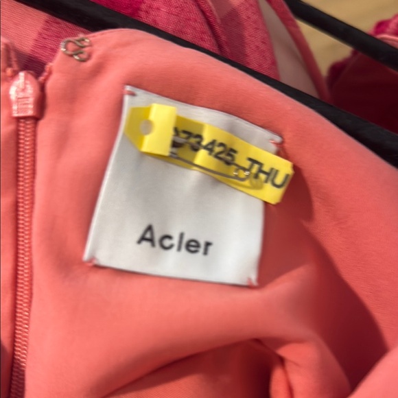 Acler Red Checkered Mini Dress - Picture 5 of 7